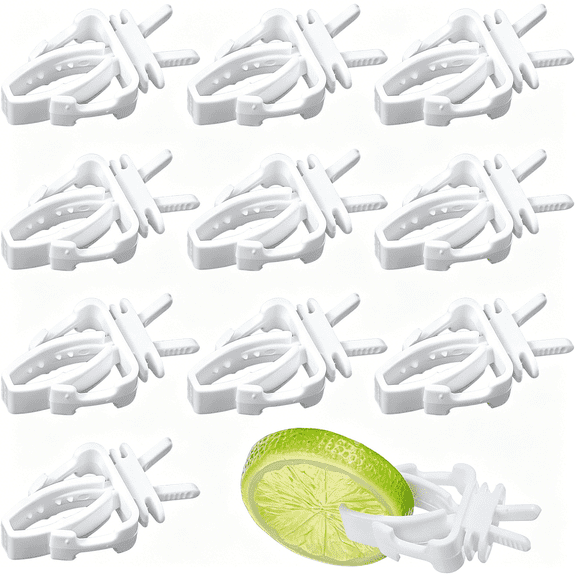 ZHZFKQ 10 Pcs Bird Cage Food Holder,Millet Holder for Bird Cage,Parrot Fruit Vegetable Clips Plastic Birds Cages Feeder Clip for Budgie Parakeet Cockatoo Cockatiel Conure