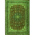 thumbnail image 1 of Ahgly Company Indoor Rectangle Medallion Green Traditional Area Rugs, 8' x 12', 1 of 1