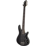 Schecter Guitar Research Omen-5 2012 5-String Electric Bass Guitar - Black