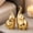 Gold, variant on Ceramic Elephant Figurines with Trunk Up, Pair Couples Loving Elephant Statue, Small Figurines Sculpture African Home Decor, for Women, Wedding Knick Knacks