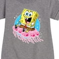 thumbnail image 3 of SpongeBob SquarePants - Spongebob and Jellyfish - Toddler & Youth Girls Fleece Dress, 3 of 6