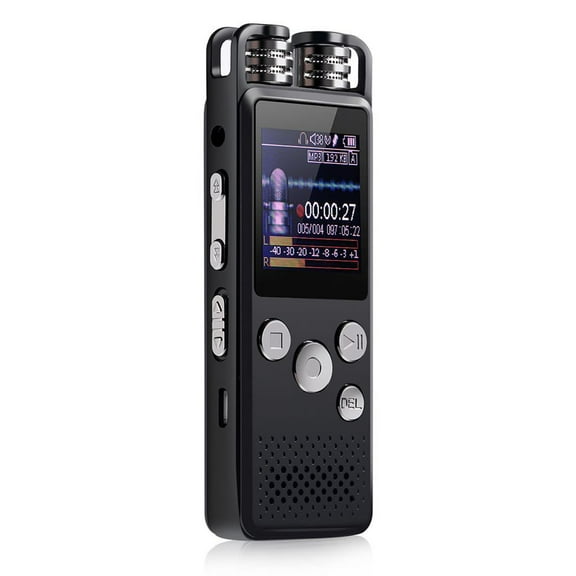 Digital Voice Recorder Voice Recorder with Playback for Lectures USB Rechargeable Dictaphon Upgraded Small Tape Recorder