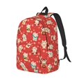 thumbnail image 4 of Wukai Japanese Maneki Cats Paper Reusable Cosmetic bag,Travel Toiletry Organizer Capacity,Waterproof Puzzle Bags, 4 of 7