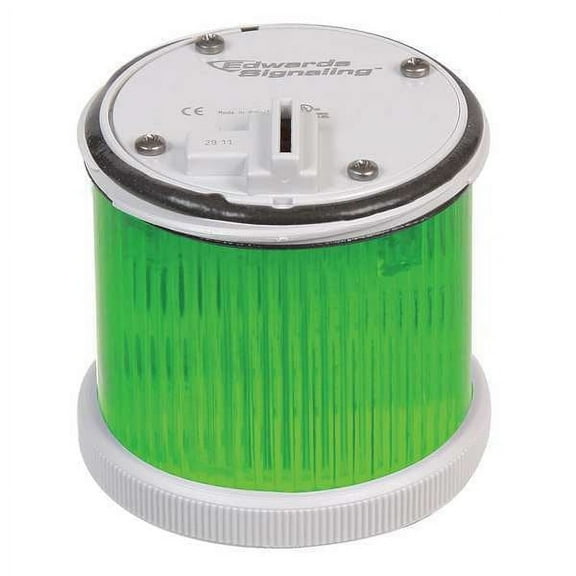 Multi-Mode Module and Light Source - Clear Lens Green with Gray 24V AC/DC