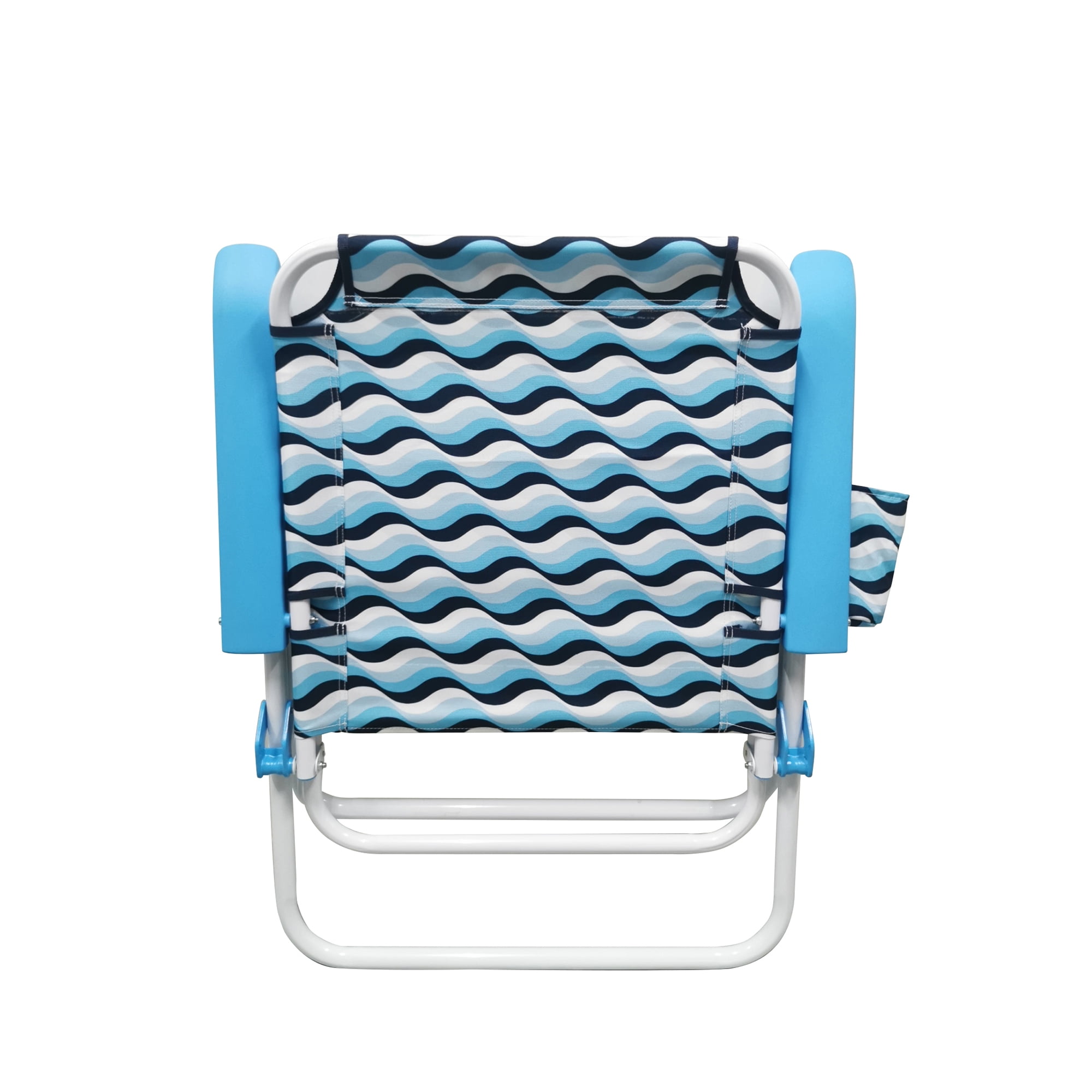 Mainstays Oversize Fabric Beach Chair, Blue Wave