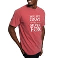 thumbnail image 4 of CafePress - You See Gray, I See A Silver Fox T Shirt - Mens Comfort Colors Shirt, 4 of 5