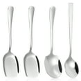 thumbnail image 5 of Hemoton 1 Set Serving Spoons Large Spoons Stainless Steel Spoons Rice Spoon Serving Utensils Rice Spatula Soup Spoon Buffet Flatware, 5 of 8