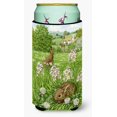 thumbnail image 1 of ""Los Tesoros De Caroline Leveret Y Momma Rabbit Tall Boy Koozie Hugger Multicolor"", 1 of 1