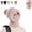 Pink, variant on Women’s 3-in-1 Winter Beanie Hat with Built-In Scarf and Hood, Plush-Lined Knit Windproof Head and Neck Cover for Outdoor Wear