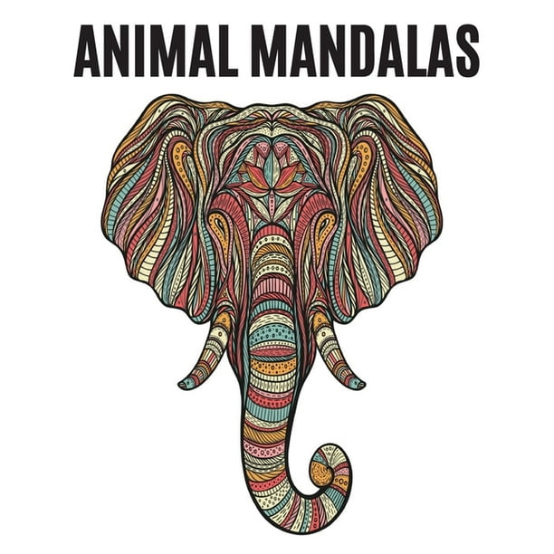 Download Animal Mandalas : An Adult Coloring Book with Majestic ...