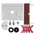 thumbnail image 2 of Router Table Insert Plate Premium Alloy Material for Woodworking Benches, 2 of 7