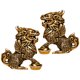 thumbnail image 1 of WHAMVOX 2Ud Ornamentos De Kylin En Latón Marrón Con Para Ambiente Decorativo, 1 of 8