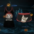 thumbnail image 2 of Womens Printing Sleeveless Shirts Vest Set Drawstring Shorts Set, 2 of 9
