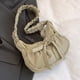 thumbnail image 2 of Bolso Mano Ocio Elegante para Mujer Exterior Con Lazo Color Sólido, 2 of 9