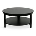 thumbnail image 6 of Kate and Laurel Foxford Modern Tiered Round Coffee Table for Living Room Decor, 34x34x17, Black, 6 of 10