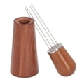 thumbnail image 1 of Aguja De Distribución De Café, 4 Pasadores De Arco Mango De Madera Duradero Ampliamente Aplicable Aguja Ergonómica Agitador De Polvo De Café Seguro Con Base Para El Hogar ANGGREK Otros, 1 of 8