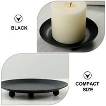 Stri Iron Candle Plate Decorative Candle Holder Metal Candle Stand Scented Candle Tray