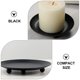 thumbnail image 3 of Placa de vela de hierro vela decorativa de velas de metal stand de vela bandeja de velas perfumadas, 3 of 6