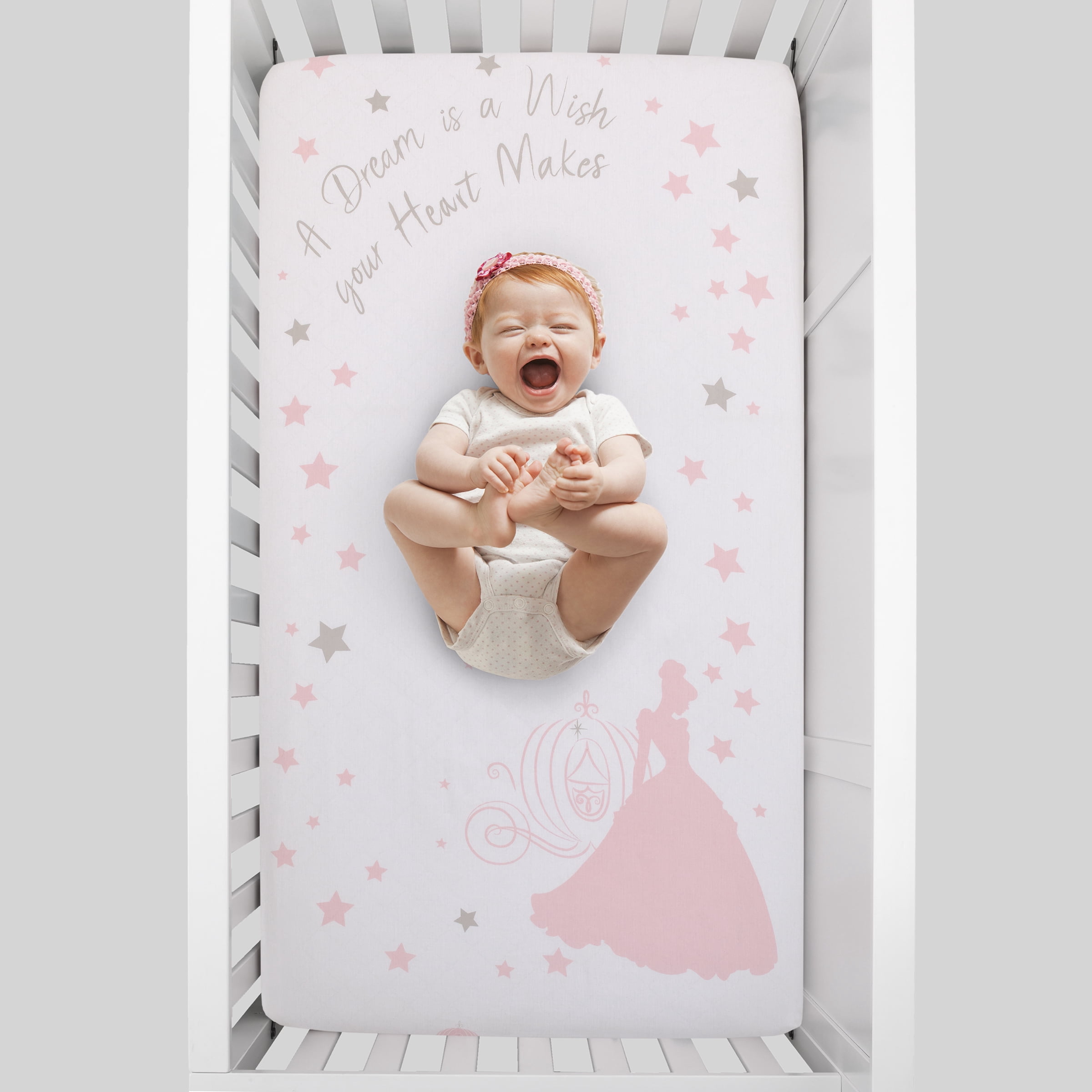 Disney Princess Enchanting Dreams Photo Op Nursery Fitted Crib Sheet