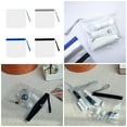 thumbnail image 2 of Set of 6 Travel Pouches with Clear Designs Travel Bags Makeup Bag Convenient and Practical Items Organizers, 2 of 9