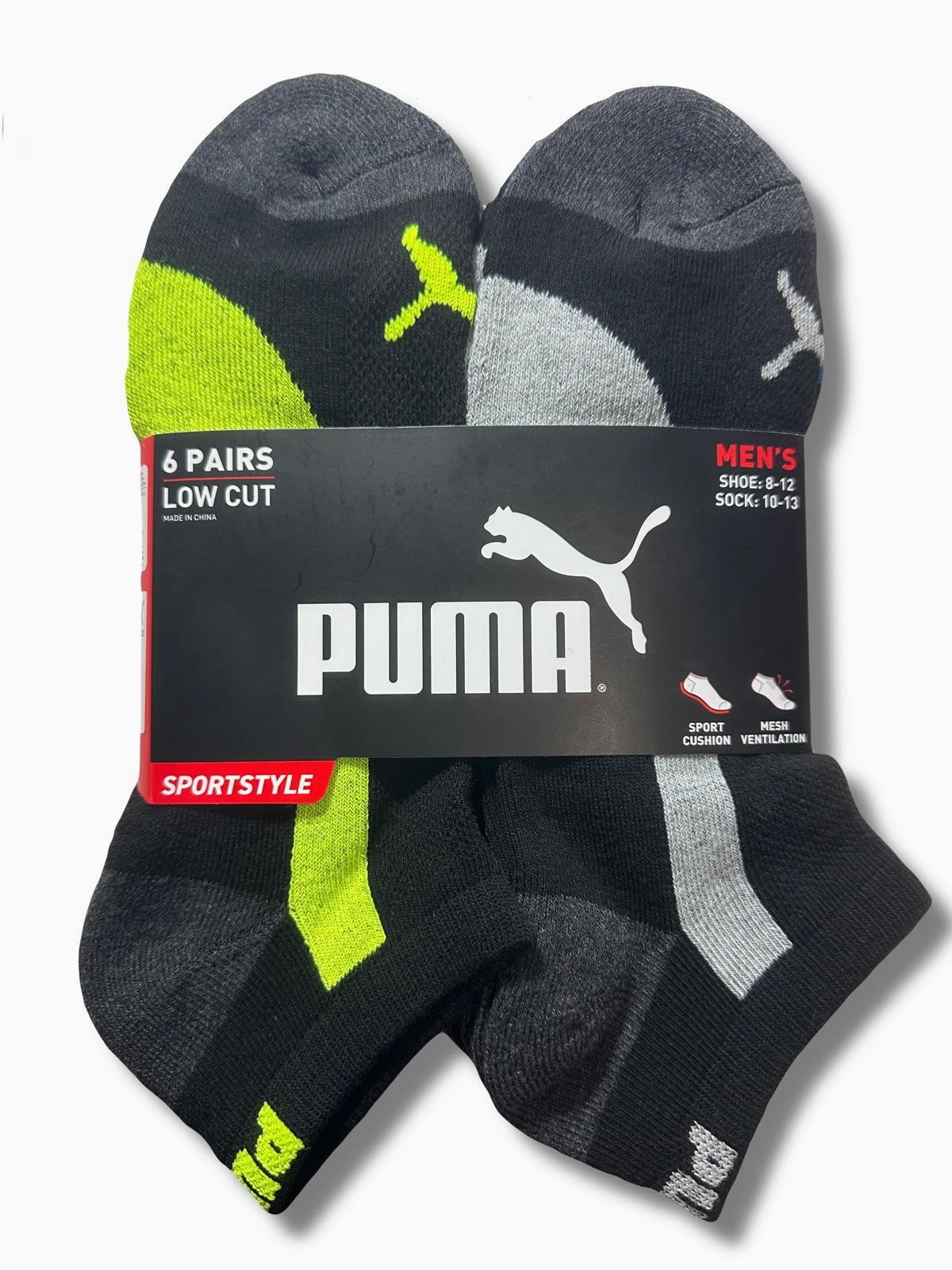 puma dress socks mens 6 Pack Quarter Crew running socks, White/Black, 10 13 US : Clothing, Shoes & Jewelry Cut Socks (6 Pairs) in Assorted Colours Puma Essential Crew Cut 3