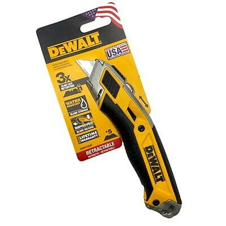 

DEWALT DWHT10295 Premium Retractable Utility Knife Water Resistant Made in USA!