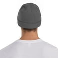 thumbnail image 6 of Switzerland Swiss Map Flag Beanie Hat Knit Hat Skull Cap for Men Women Winter Hat Deep Heather, 6 of 6