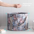 thumbnail image 4 of Cubo plegable Producto para exteriores Lavabo plegable portátil de viaje Bolsa de espuma ultraligera para pies para exteriores Cubo plegable, 4 of 8