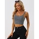 thumbnail image 4 of Top De Tweed Para Mujer Con Cuello En Forma De Corazón Y Tirantes De Corsé Negro XL, 4 of 6