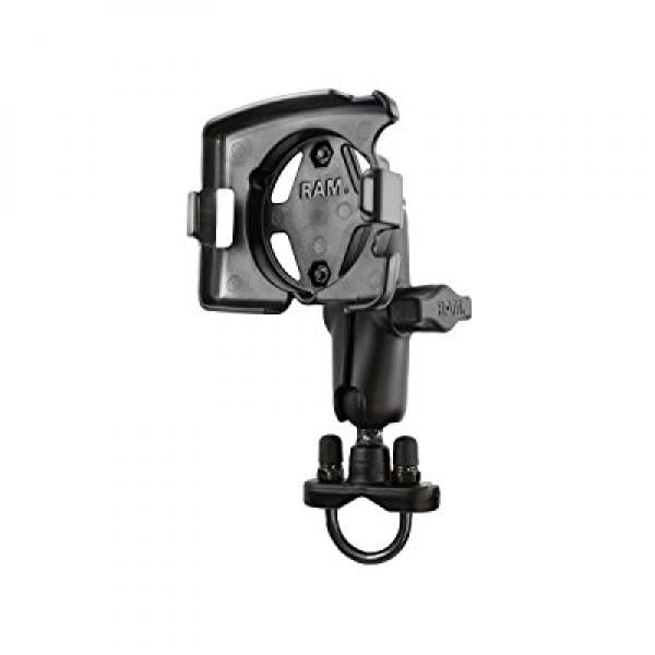 Ram Mount Handlebar Rail Mount with Zinc Coated UBolt Base for the