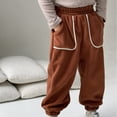 thumbnail image 6 of Godderr Toddler Kids Active Sweatpants for Boys Girls Sports Cotton Jogger Pants Winter Warm Jogger Pants for 2-10 Years Old, 6 of 9