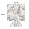 thumbnail image 3 of Can Sleeves 2 Pack Cool Neoprene Insulated Bottle Jackets Marble Grey Gold Beer Can Coolies for Birthday Party Decoration (3.9In X4.9 In), 3 of 3