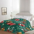 thumbnail image 5 of Christmas Throw Blanket adult Green box Blanket for Couch Bedroom Sofa Bed Soft Lightweight Fuzzy Plush Fleece Printed Blankets and Throws Xmas Holiday Blanket Decorative 50x60, 5 of 6