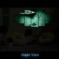 thumbnail image 4 of Startonight Huge Canvas Wall Art Holiday In Paradise, USA Large Home Decor, Dual View Surprise Artwork Modern Framed Wall Art Set of 7 Panels Total 39.37 x 94.49 inch, 4 of 9