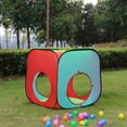 thumbnail image 4 of Kids Playhouse 3-in- Tent Crawl Tunnel Para Playa, Patio Trasero, Camping, Hogar, Jardín, Parque, Fiestas, Guardería Hugo Juguete de la tienda del juego, 4 of 8