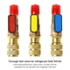 thumbnail image 5 of Kenally Adaptador Universal para el hogar de 1/4 a 5/16 pulgadas, válvulas de bola para de nevera, accesorios para máquinas a Válvulas Rojo Kenally TO008697-01B, 5 of 6