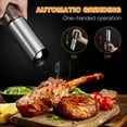 Masteelf Electric Pepper Mill Grinder Adjustable Coarseness Salt and