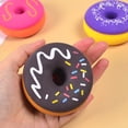 thumbnail image 2 of PLPPYFS Donut Stress Ball, 2.9" Artificial Donut Stress Relief Exercise Balls, Realistic Doughnuts Cakes Small Fake Donuts for Birthday Party Favors, Shop Decoration, Shooting Props Display, 2 of 9
