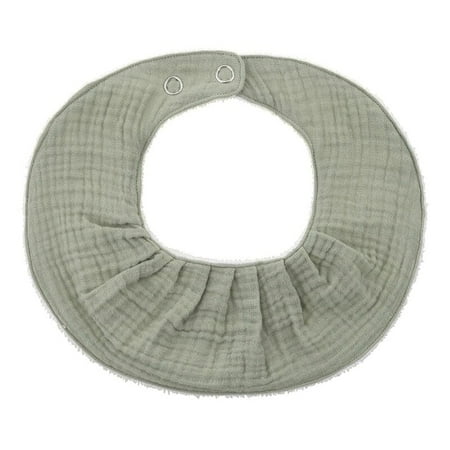 U50F Baby Feeding Drool Bib Collar Decoration Saliva Towel Cotton Scarf Burp Cloth One Size 3