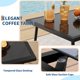 thumbnail image 5 of Set de 4 Piezas de Textilene – 2 Sillas Individuales y 1 Loveseat – Mesa de Café con Vidrio – Patio y Jardín, 5 of 9