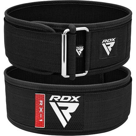 RDX Weight Lifting Belt - AUTO LOCK 4” Premium Adjustable Gym Belt for Olympic Cross Training - Support for Men Women Functional Fitness Workout - WOD Powerlifting Bodybuilding Weightlifting Deadlift