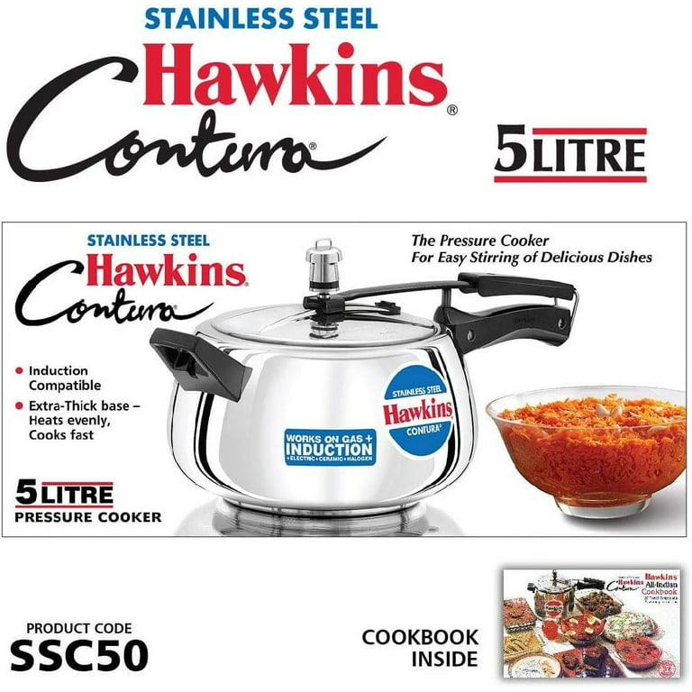 Hawkins contura stainless steel pressure cooker sale