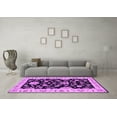 thumbnail image 3 of Ahgly Company Indoor Rectangle Persian Purple Traditional Area Rugs, 2' x 5', 3 of 4