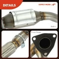 thumbnail image 5 of A-Premium Rear Catalytic Converter Kit Direct-Fit Compatible with Nissan Altima 2007-2018 3.5L, EPA Compliant, 5 of 9