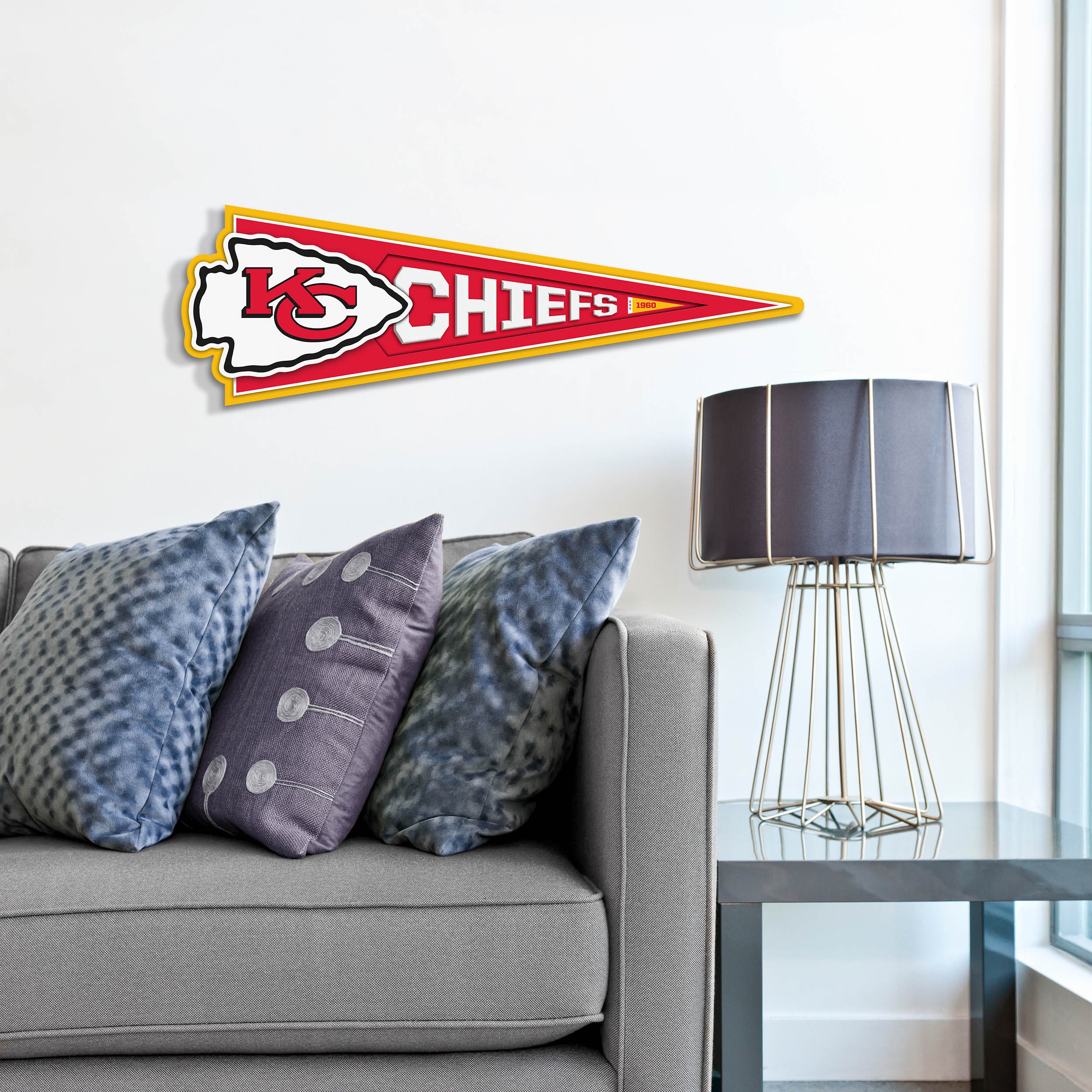 YouTheFan NFL Kansas City Chiefs Pennant Sign