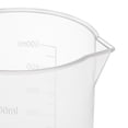 thumbnail image 5 of 3Pcs Laboratory Clear White PP 500mL Measuring Cup Handled Beaker, 5 of 5