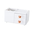 thumbnail image 4 of Bonita caja organizadora de escritorio de gran capacidad con cajón para organizar tus artículos de papelería. oso blanco, 4 of 9