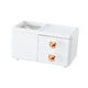 thumbnail image 4 of Organizador de escritorio Tidy Copmact, multifuncional, para brochas de maquillaje, caja de almacenamiento para oso blanco, 4 of 9