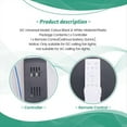 thumbnail image 4 of Kit de Control Remoto Universal para Ventilador de Techo de 30 W, 6 Velocidades y Función de Temporización. Reemplazo para Ventiladores y Luces de Techo de CC., 4 of 5