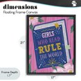thumbnail image 4 of Stupell Industries Cottage Girls Who Read Inspirational Black Floating Frame Canvas Art, 17 x 21, by Vanessa Stoilova, 4 of 8